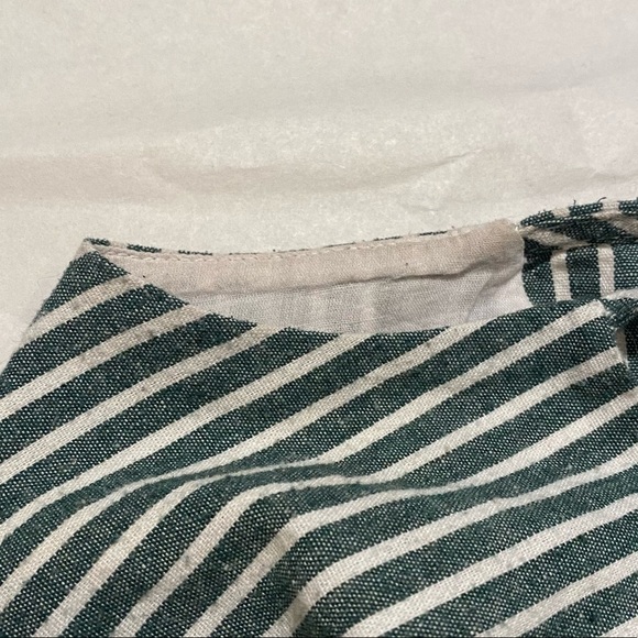 PacSun green and‎ white striped tank top Sz med - Picture 4 of 4